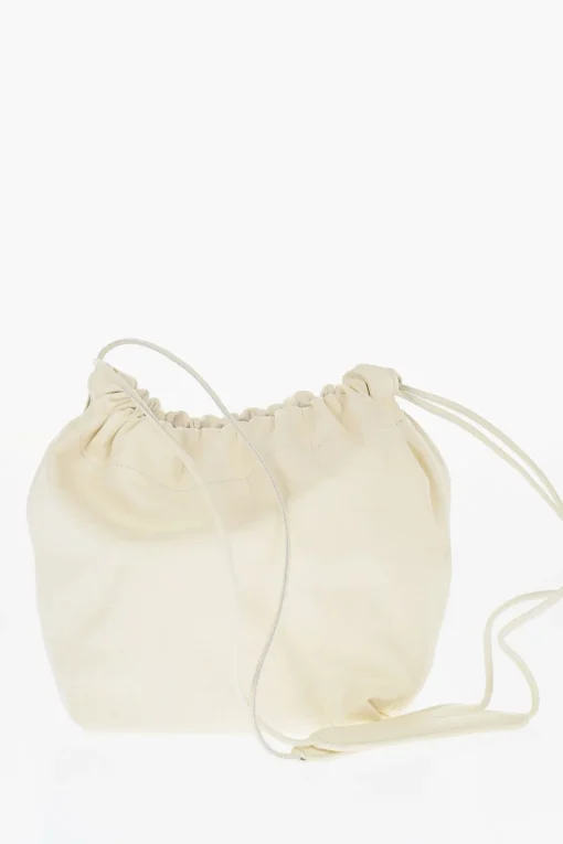 Borsa Bucket DUMPLING in Pelle Stampata Effetto Coccodrillo>Jil Sander Best
