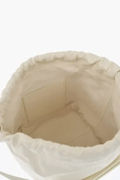Borsa Bucket DUMPLING in Pelle Stampata Effetto Coccodrillo></noscript>Jil Sander Best