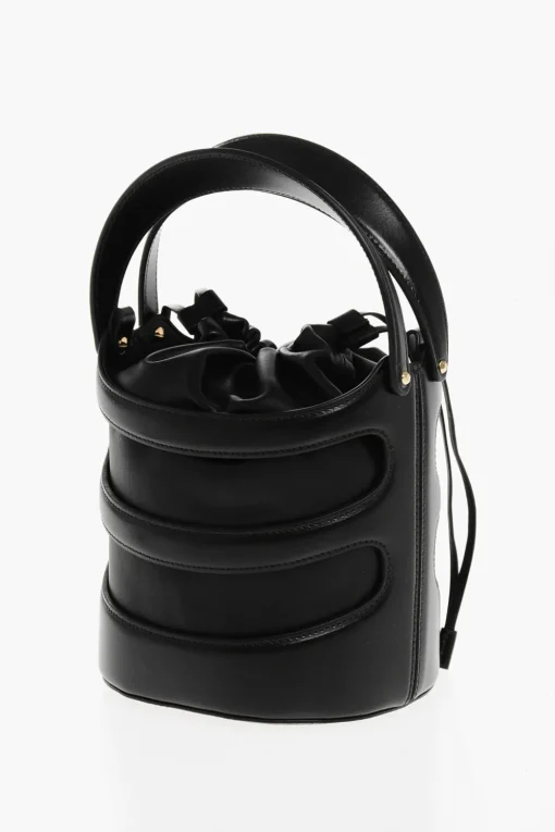 Borsa Bucket in Pelle THE RISE con Tracolla Removibile>Alexander McQueen Outlet