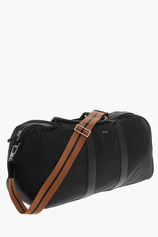 Borsa da Viaggio HOLDALL con Manici in Pelle>Ermenegildo Zegna Discount