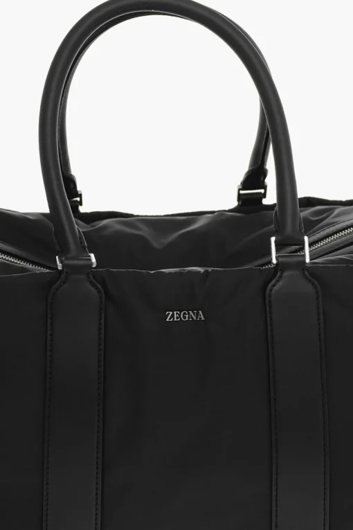 Borsa da Viaggio HOLDALL con Manici in Pelle>Ermenegildo Zegna Discount
