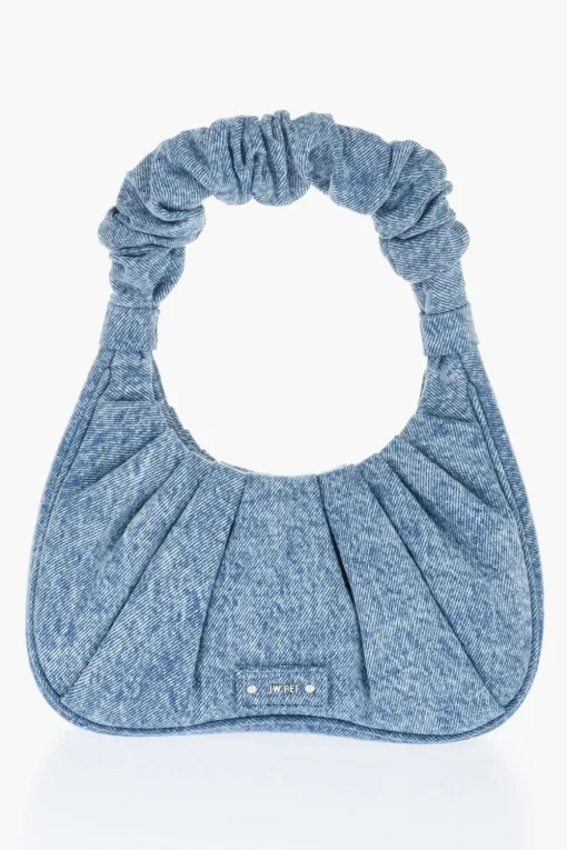 Fashion Borsa Hobo GABBI In Denim Arricciato Donna Borse A Spalla