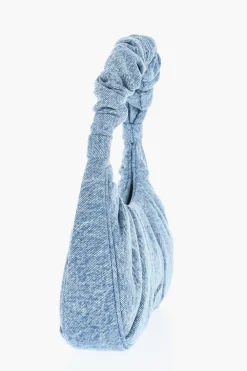 Fashion Borsa Hobo GABBI In Denim Arricciato Donna Borse A Spalla