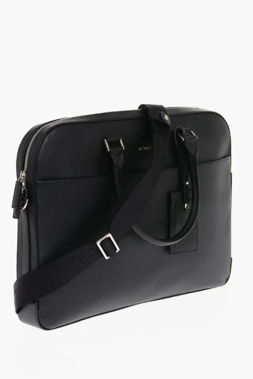 Borsa in Pelle Saffiano con Doppio Manico>Testoni Best