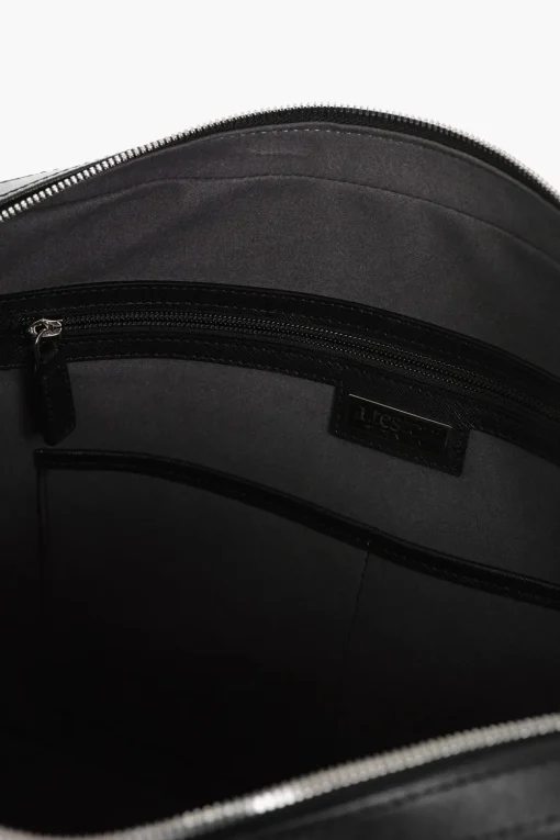 Borsa in Pelle Saffiano con Doppio Manico>Testoni Best