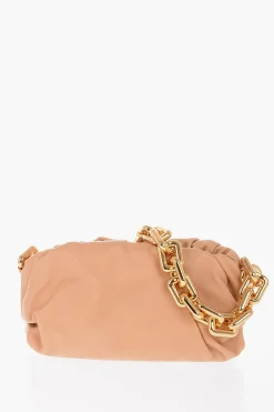 Online Borsa in Pelle THE CHAIN POUCH con Chiusura Magnetica Donna Borse A Spalla