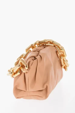 Online Borsa in Pelle THE CHAIN POUCH con Chiusura Magnetica Donna Borse A Spalla