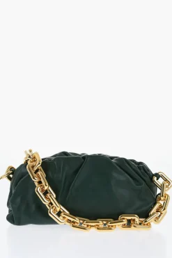 Hot Borsa in Pelle THE CHAIN POUCH con Chiusura Magnetica Donna Borse A Spalla