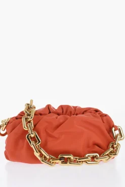 Borsa in Pelle THE CHAIN POUCH con Chiusura Magnetica>Bottega Veneta Fashion