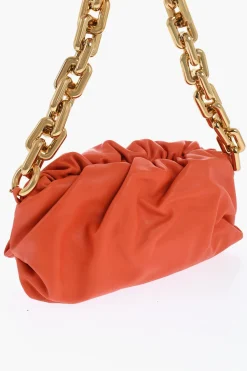 Borsa in Pelle THE CHAIN POUCH con Chiusura Magnetica>Bottega Veneta Fashion