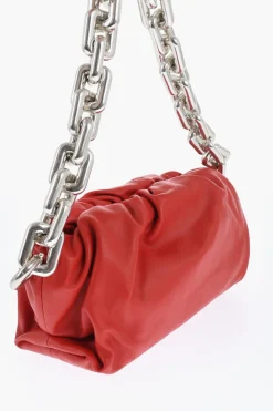 Borsa in Pelle THE CHAIN POUCH con Chiusura Magnetica>Bottega Veneta Discount