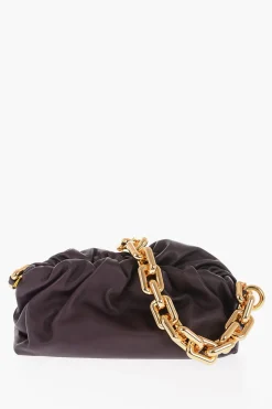 Clearance Borsa in Pelle THE CHAIN POUCH con Chiusura Magnetica Donna Borse A Spalla