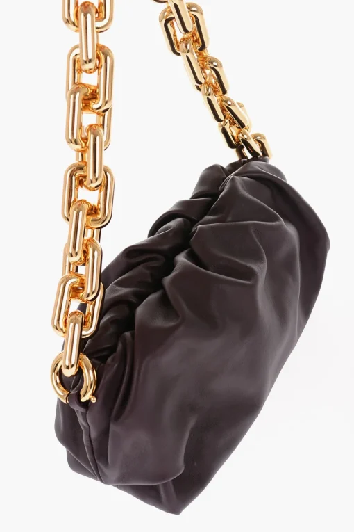 Clearance Borsa in Pelle THE CHAIN POUCH con Chiusura Magnetica Donna Borse A Spalla