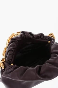 Clearance Borsa in Pelle THE CHAIN POUCH con Chiusura Magnetica Donna Borse A Spalla