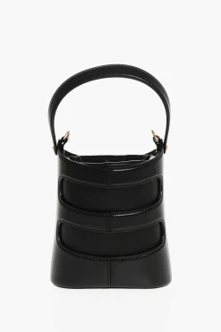 Fashion Borsa Mini a Secchiello THE RISE in Pelle con Tracolla Chain Donna Borse A Spalla