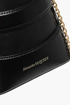 Fashion Borsa Mini a Secchiello THE RISE in Pelle con Tracolla Chain Donna Borse A Spalla