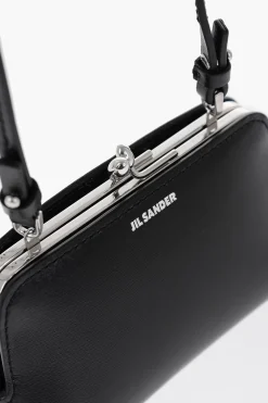 New Borsa Mini in Pelle a Tracolla con Chiusura Clip Clap Donna Borse A Spalla