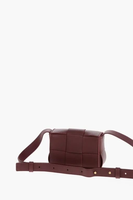 Discount Borsa Mini INTRECCIO in Nappa Donna Borse A Spalla