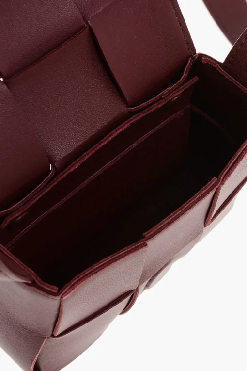 Discount Borsa Mini INTRECCIO in Nappa Donna Borse A Spalla