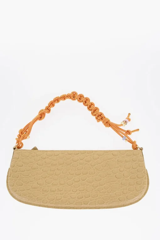 Best Borsa RACHEL Effetto Crocodile con Manico a Corda Donna Borse A Spalla