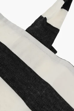 Borsa Shopper in Lino a Righe Awning>Daniela Gregis Hot
