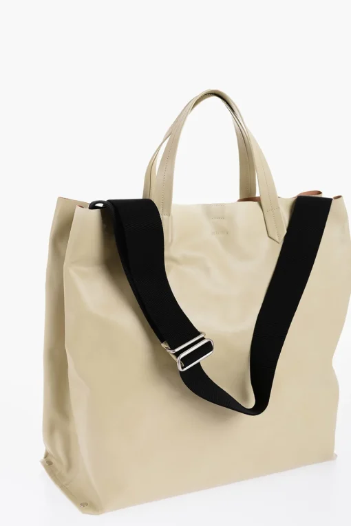 Borsa Shopping TAPE in Pelle con Tracolla Regolabile>Jil Sander Online