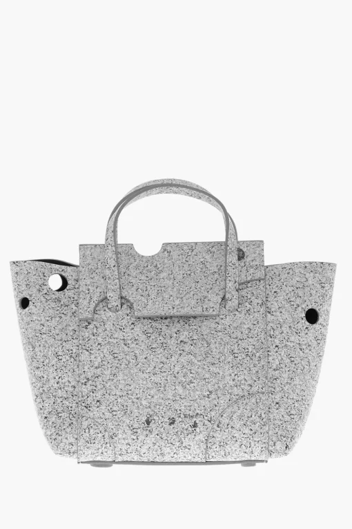 Outlet Borsa Tote BURROW in Pelle Effetto Marmo Donna Borse A Mano