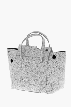 Outlet Borsa Tote BURROW in Pelle Effetto Marmo Donna Borse A Mano