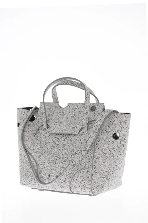 Outlet Borsa Tote BURROW in Pelle Effetto Marmo Donna Borse A Mano