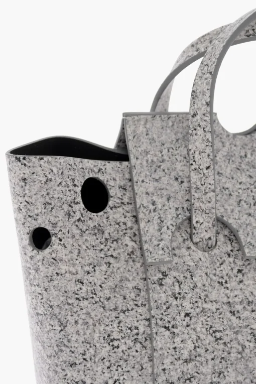 Outlet Borsa Tote BURROW in Pelle Effetto Marmo Donna Borse A Mano