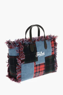Borsa Tote COLETTE con Motivo Patchwork>MC2 Saint Barth New
