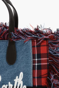 Borsa Tote COLETTE con Motivo Patchwork></noscript>MC2 Saint Barth New