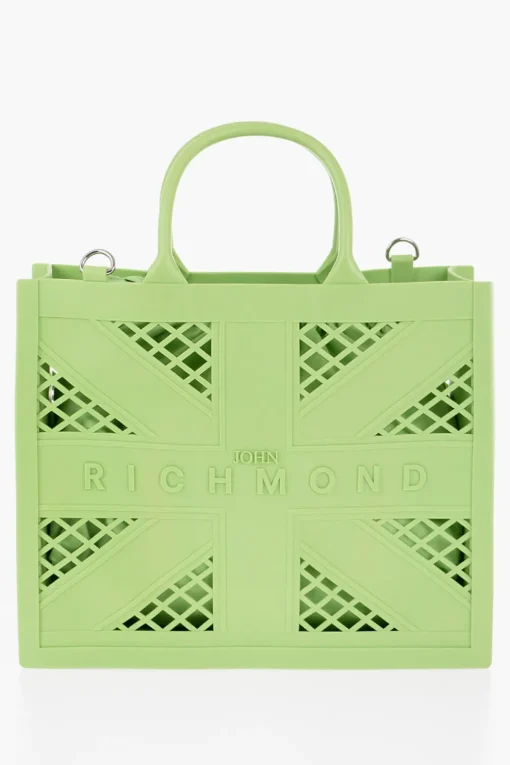 Borsa Tote CRACOV a Tinta Unita con Dettagli Cut-Out>John Richmond New