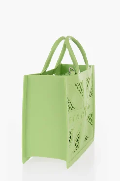 Borsa Tote CRACOV a Tinta Unita con Dettagli Cut-Out>John Richmond New