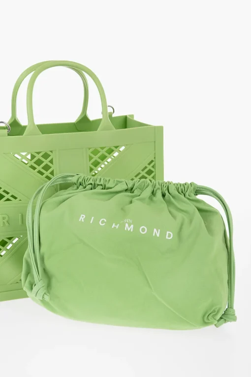 Borsa Tote CRACOV a Tinta Unita con Dettagli Cut-Out>John Richmond New