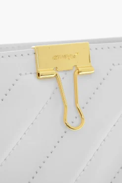 Borsa Tote CROSS in Pelle con Dettagli Dorati></noscript>Off-White Hot