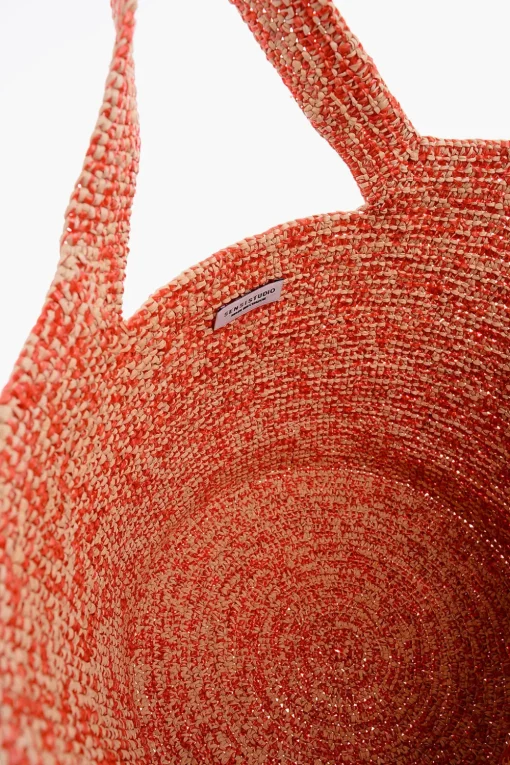 Best Borsa Tote da Spiaggia in Paglia Toquilla Donna Borse A Mano