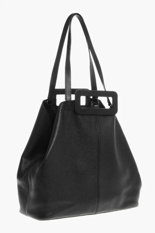 Borsa Tote GRANDE in Pelle Martellata con Pochette Interna>STAUD Discount