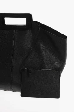 Borsa Tote GRANDE in Pelle Martellata con Pochette Interna></noscript>STAUD Discount
