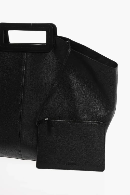 Borsa Tote GRANDE in Pelle Martellata con Pochette Interna>STAUD Discount