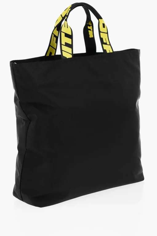 Sale Borsa Tote HARDCORE in Nylon con Manici Logati Uomo Borse A Mano