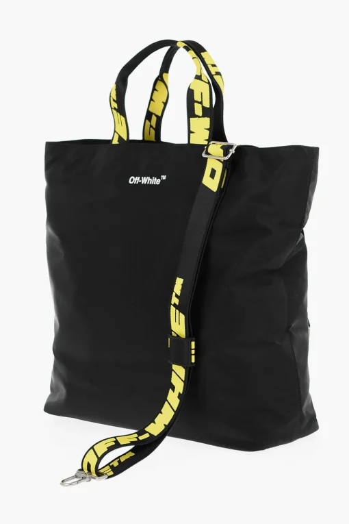 Sale Borsa Tote HARDCORE in Nylon con Manici Logati Uomo Borse A Mano