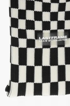 Borsa Tote in Maglia a Quadri con Tracolla in Pelle Vegan></noscript>Last Frame Outlet