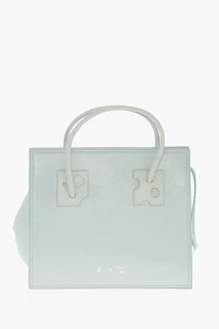 Borsa Tote in Pelle a Tinta Unita>Off-White Outlet