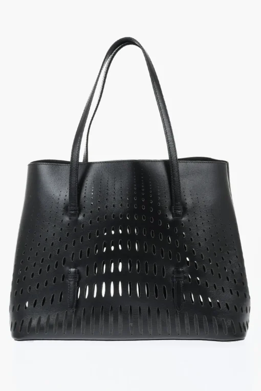 Borsa Tote In Pelle Con Cutout>Alaia Hot
