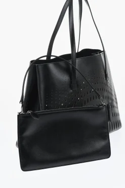 Borsa Tote In Pelle Con Cutout></noscript>Alaia Hot