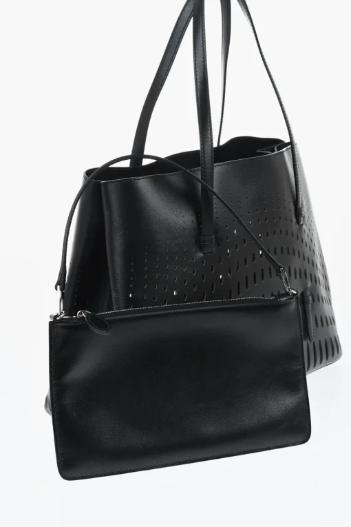 Borsa Tote In Pelle Con Cutout>Alaia Hot