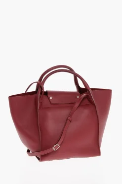 Borsa Tote in Pelle con Tracolla Removibile>Celine New