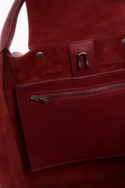 Borsa Tote in Pelle con Tracolla Removibile></noscript>Celine New