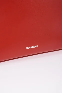 Borsa Tote in Pelle con Tasche Interne Formato Card>Jil Sander Outlet